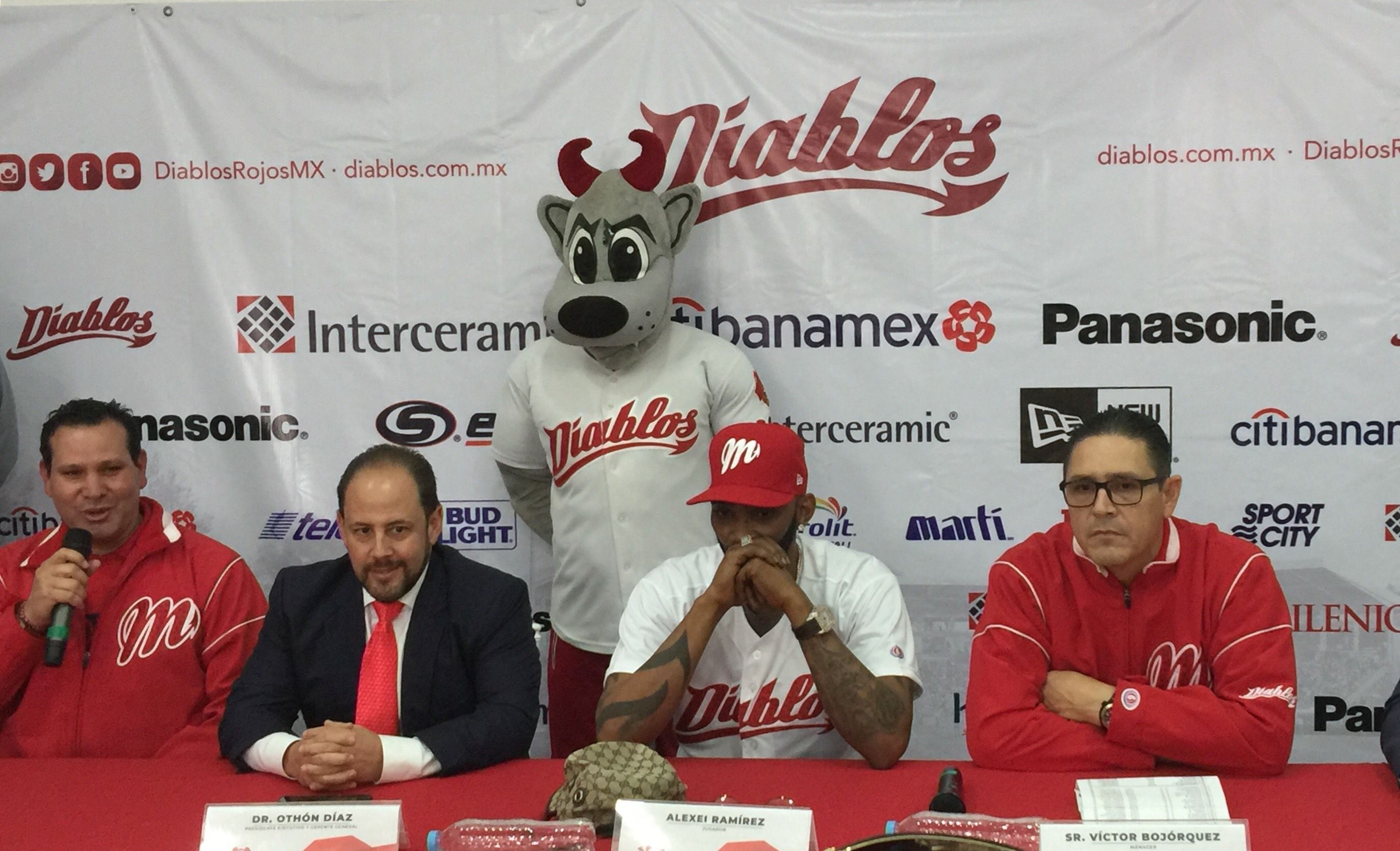 CON NUEVE AÑOS DE EXPERIENCIA EN GRANDES LIGAS, ALEXEI RAMÍREZ SE UNE A LOS DIABLOS
