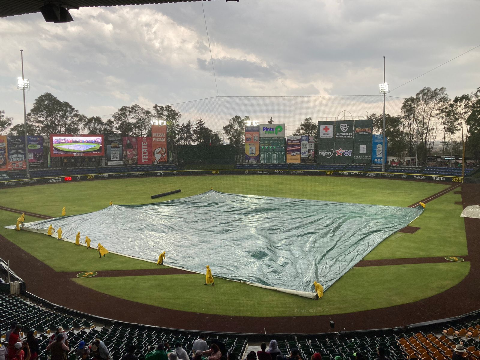 DEBIDO A LA LLUVIA EL ÚLTIMO DE LA SERIE EN PUEBLA QUEDA EMPATADO