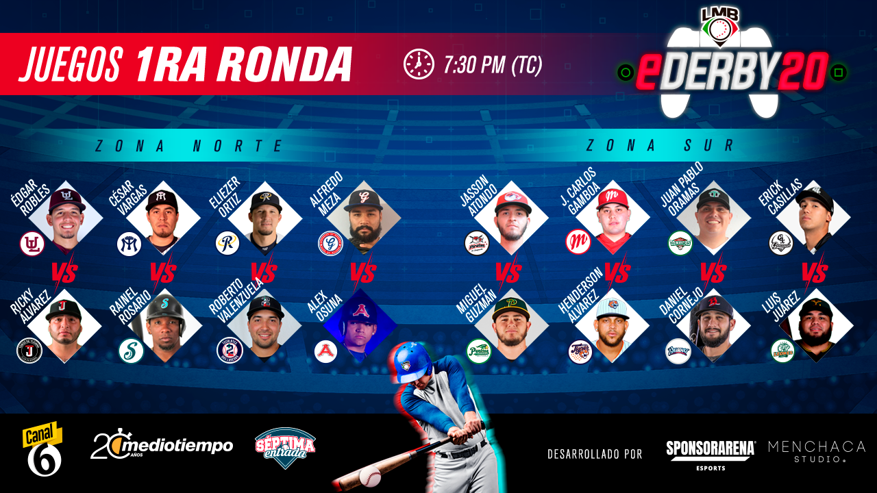¡Vuelve el beisbol de forma virtual con el eDerby LMB 2020!