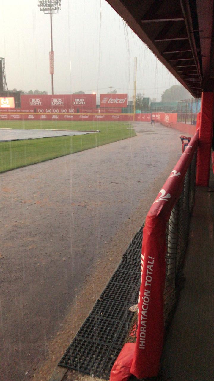 SE SUPENDE POR LLUVIA EL 1RO DE LA SERIE ENTRE EL MÉXICO VS CAMPECHE