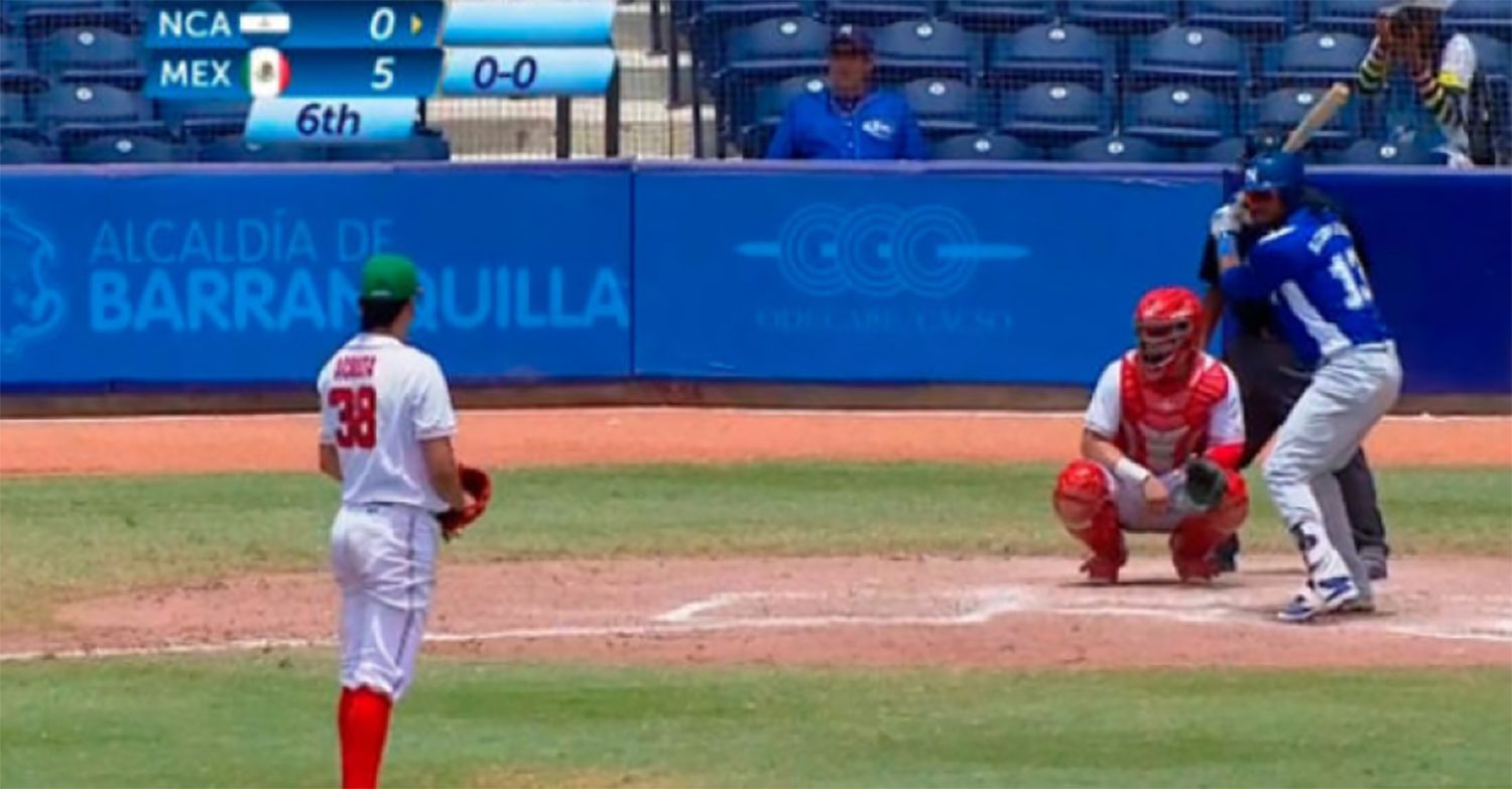 OCTAVIO ACOSTA LE DA TRIUNFO A LA SELECCIÓN MEXICANA EN CENTROAMERICANOS