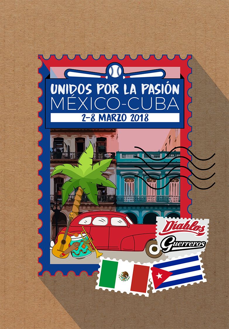 “UNIDOS POR LA PASIÓN”, GUERREROS Y DIABLOS JUGARÁN EN CUBA