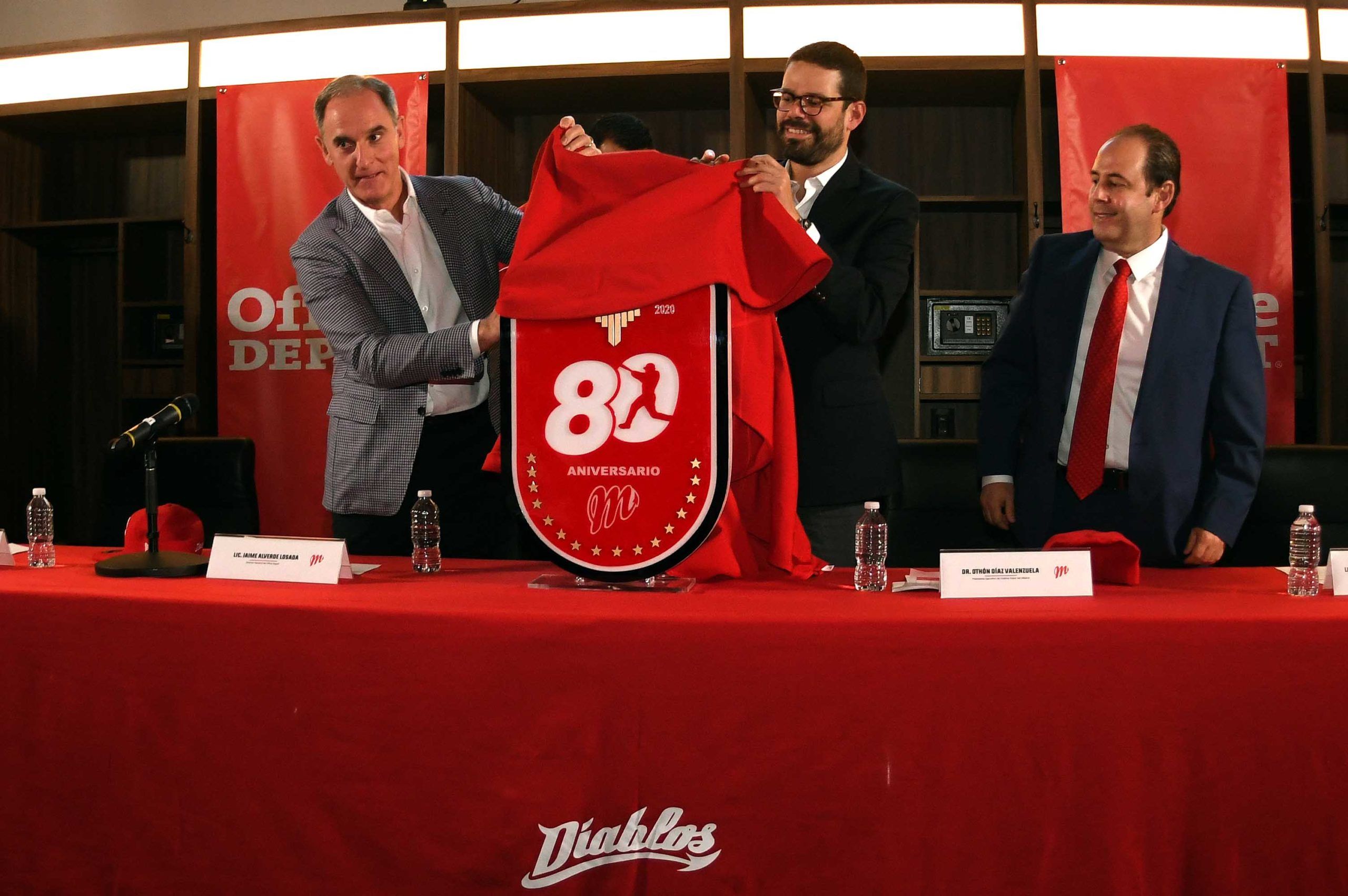 EL MÉXICO  PRESENTÓ  LOGOTIPO   CONMEMORATIVO DEL 80 ANIVERSARIO