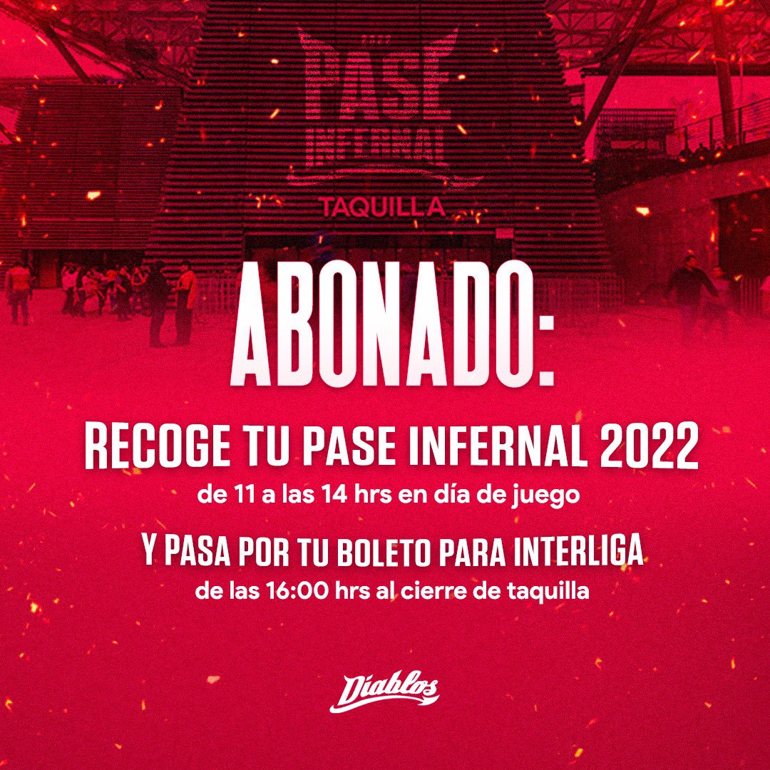 ENTREGA DE PASE INFERNAL 2022